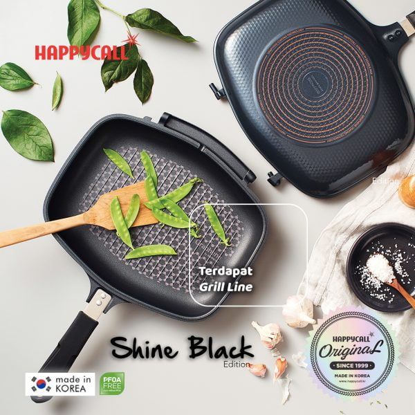 HC SYNCHRO IH DOUBLE PAN JUMBO GRILL SHINE BLACK - Image 2