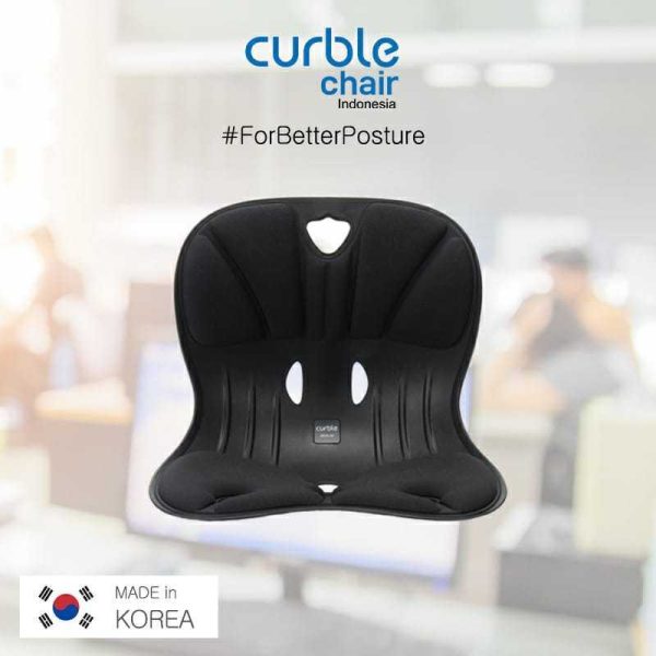 CURBLE CHAIR WIDER BLACK