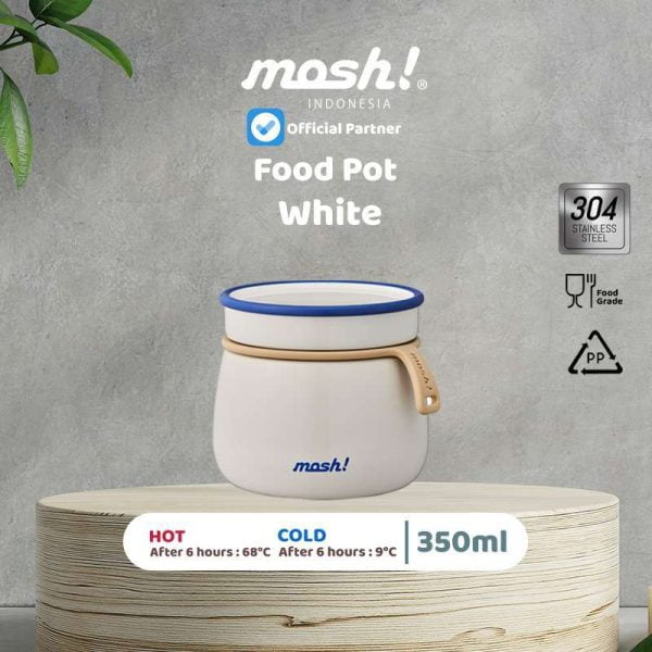 MOSH LATTE FOOD POT IVORY DMLF350IV - Image 2