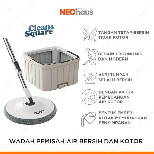 NEOHAUS CLEAN & SQUARE MOP - Image 2