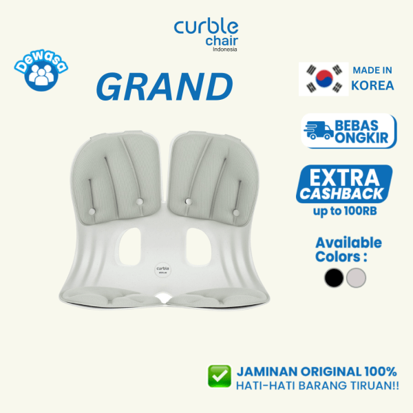 CURBLE CHAIR GRAND GREY