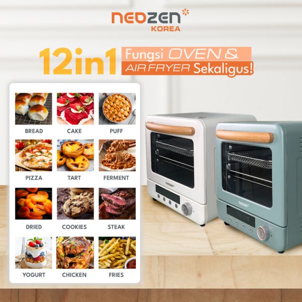 NEOZEN AIR FRYER OVEN 20L GREEN TOSCA - Image 5