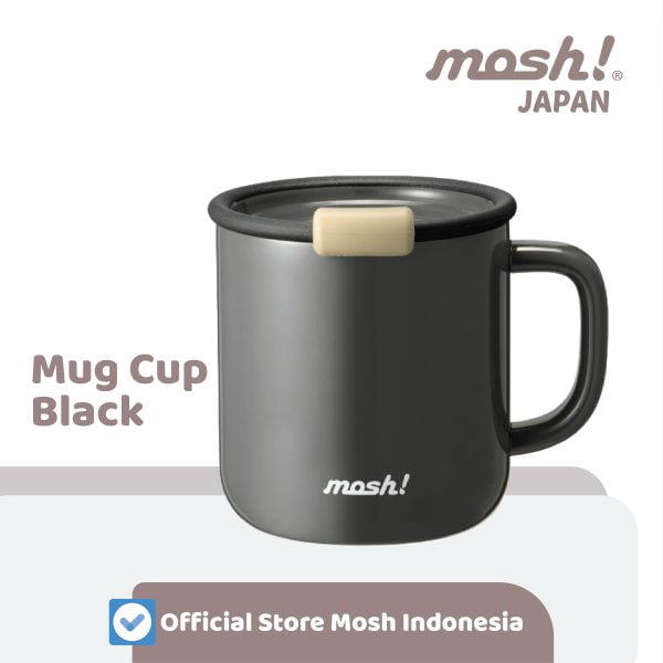 MOSH MUG CUP BLACK 430ML DMLM430BK