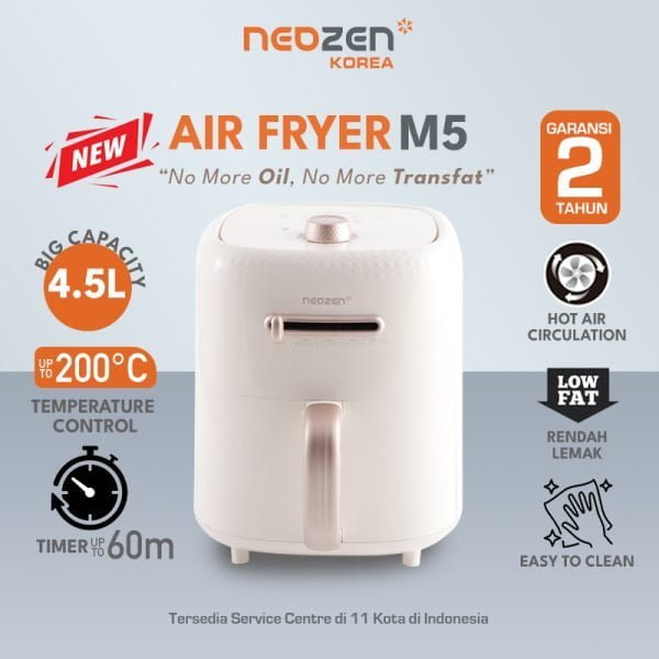 NEOZEN AIR FRYER M5 IVORY