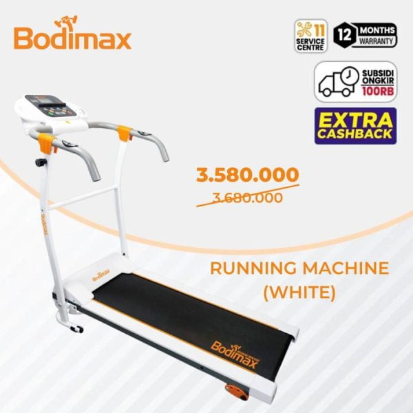 NEW BODIMAX RUNNING MACHINE T09D13 WHITE