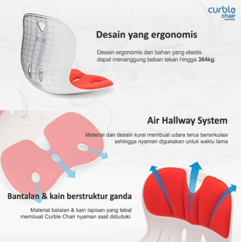 CURBLE CHAIR WIDER RED - Image 5