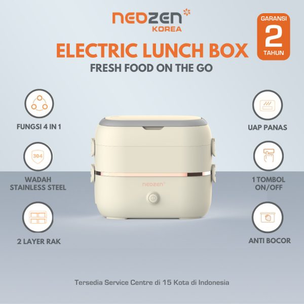 NEOZEN ELECTRIC LUNCH BOX IVORY