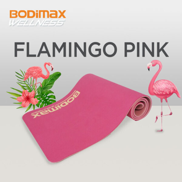 BODIMAX WELLNESS TPE YOGA MATT PINK