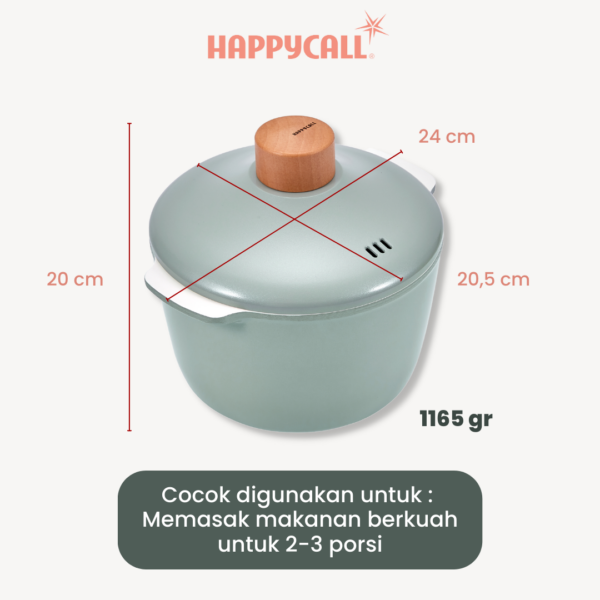 Happycall Zium IH Pot 20 cm - Image 2