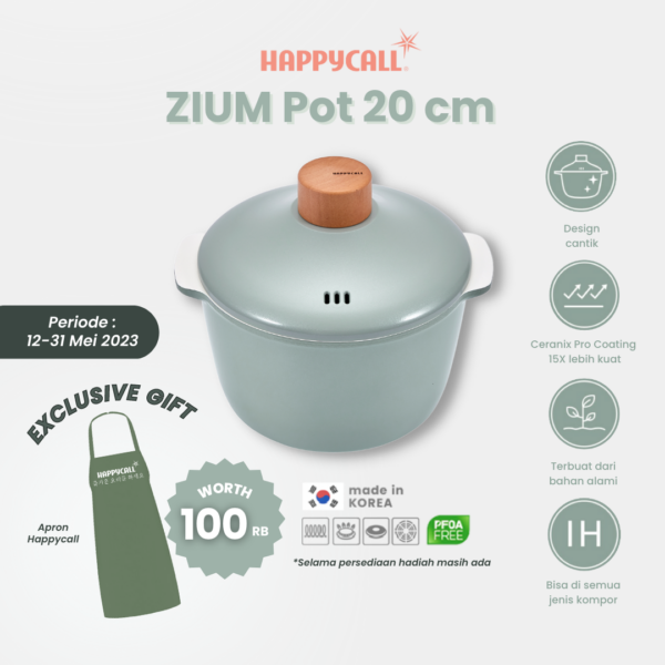 Happycall Zium IH Pot 20 cm - Image 5