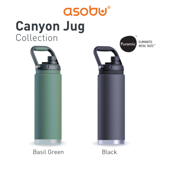 ASOBU THE CANYON JUG PURAMIC BLACK 1,4L TMF7 - Image 6