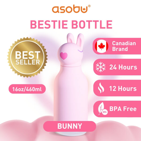 ASOBU BESTIE BOTTLE BUNNY 460ML SBV44