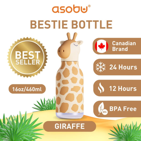 ASOBU BESTIE BOTTLE GIRRAFE 460ML SBV44