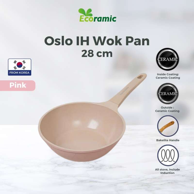 ECORAMIC OSLO WOK PAN 28 IH