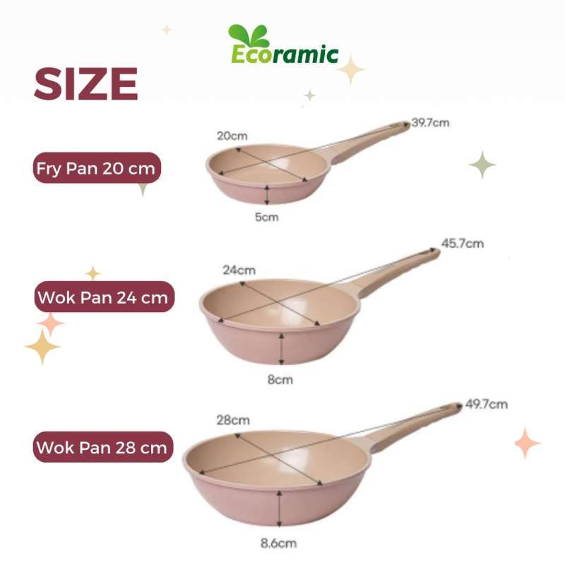 ECORAMIC OSLO WOK PAN 28 IH - Image 2