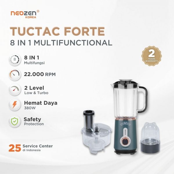 Neozen TucTac Forte - Multi Purpose Blender - Pine Green