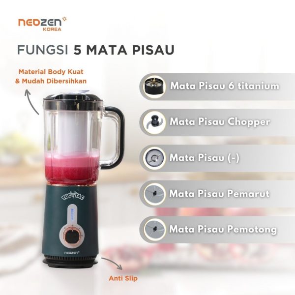 Neozen TucTac Forte - Multi Purpose Blender - Pine Green - Image 3