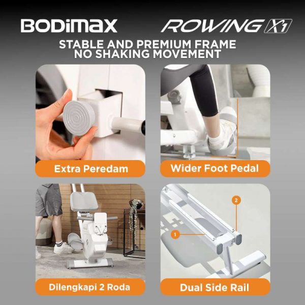 BODIMAX ROWING MACHINE HSMR06 - Image 3