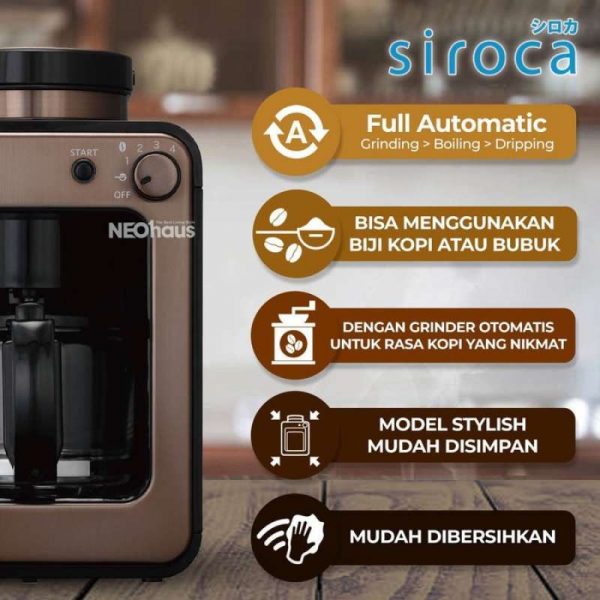 SIROCA COFFEE MAKER BROWN - Image 8