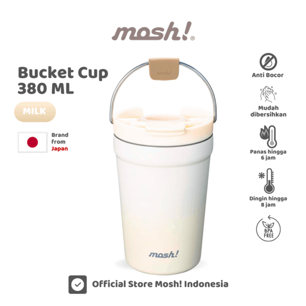 MOSH BUCKET CUP MILK 380ML