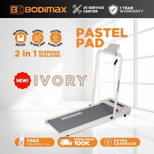 BODIMAX RUNNING PAD PASTEL IVORY