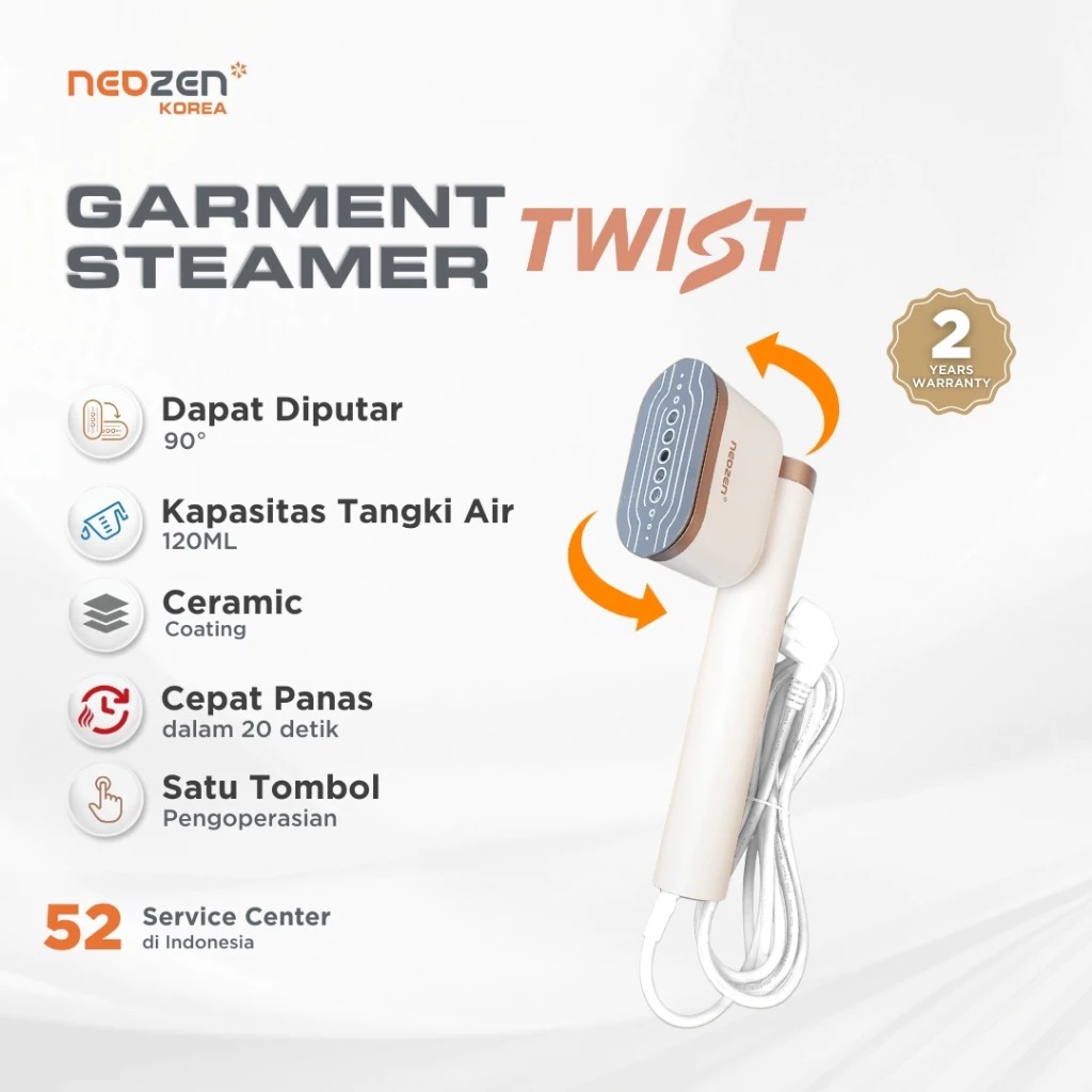 NEOZEN FLIP GARMENT STEAMER IVORY